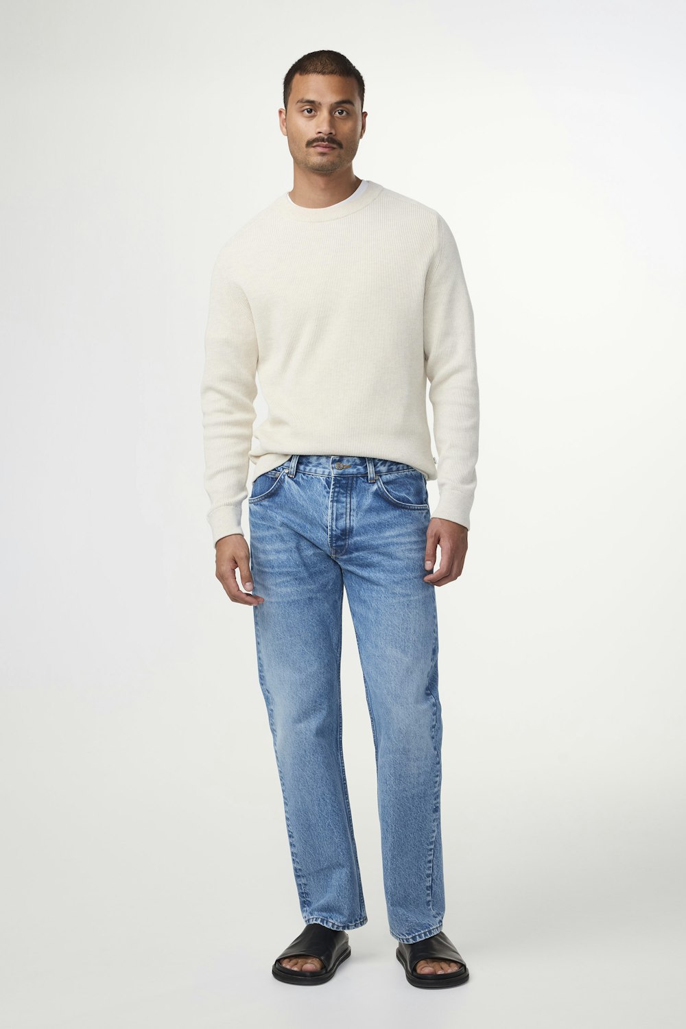 Ribbestrikket Genser