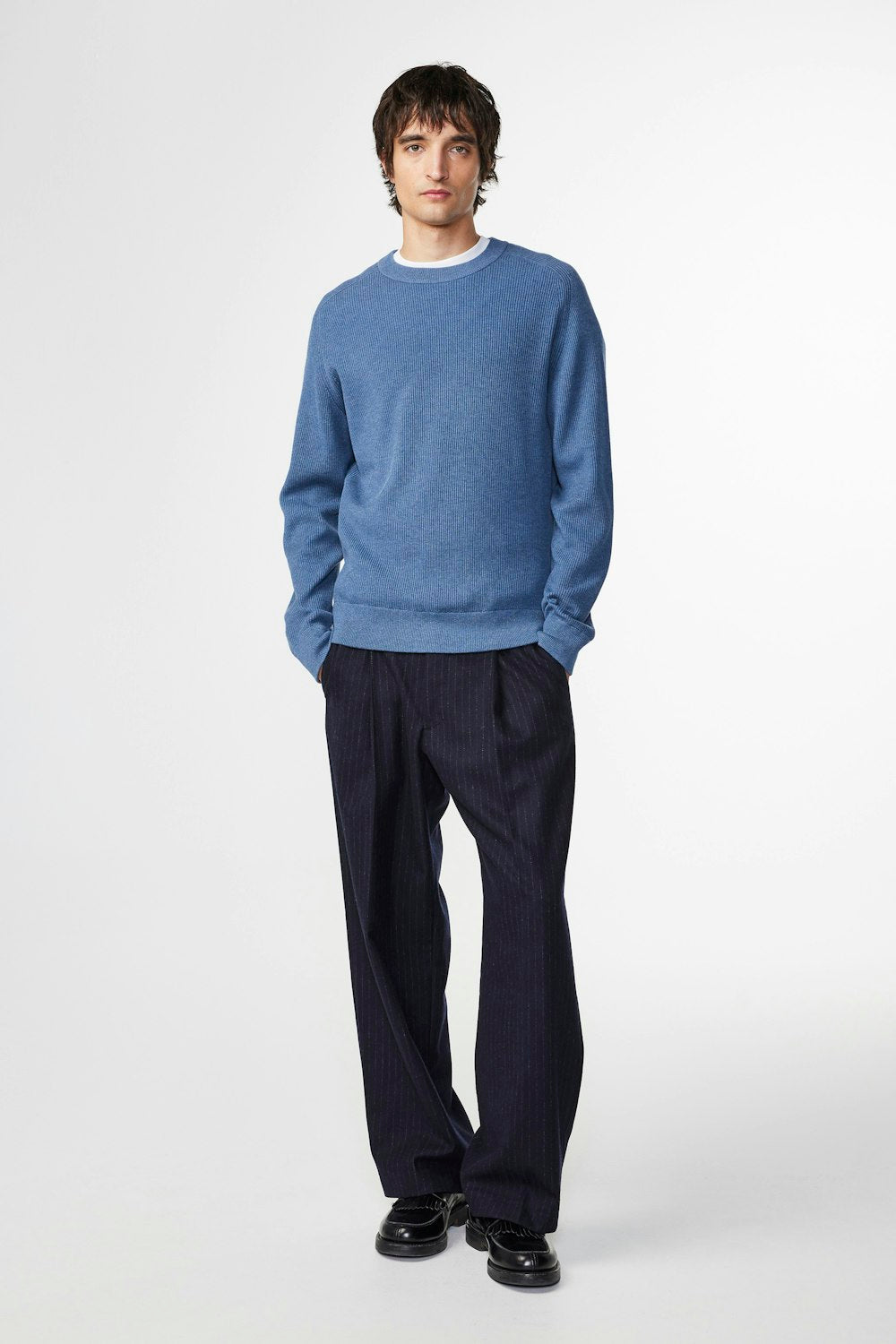 Ribbestrikket Genser