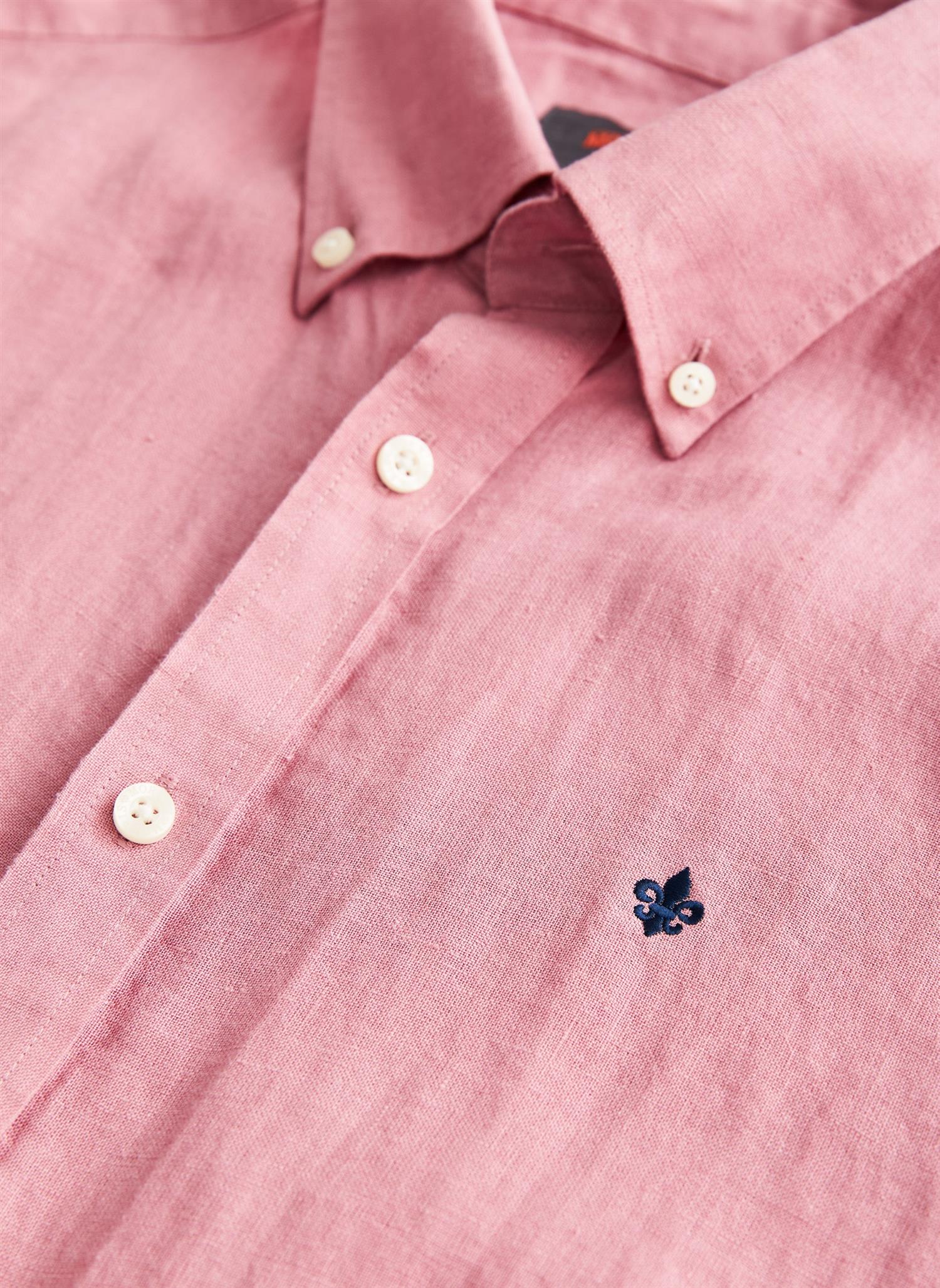 Douglas Linen Shirt-Classic Fit