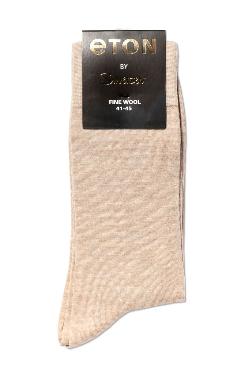 Eton Fine Wool Plain Sand 41-45