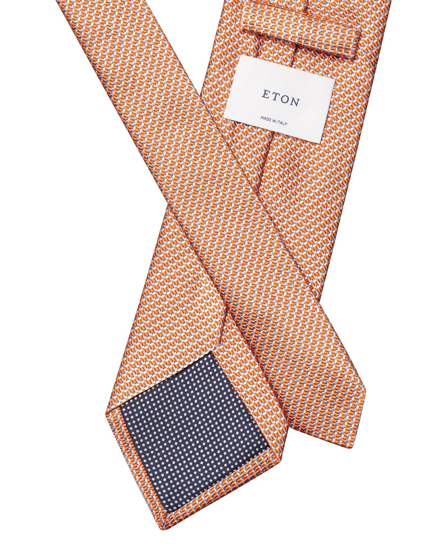 Micro Woven Cotton Silk Tie
