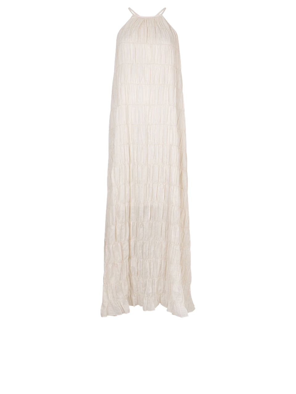 Nelkis smocked halter dress