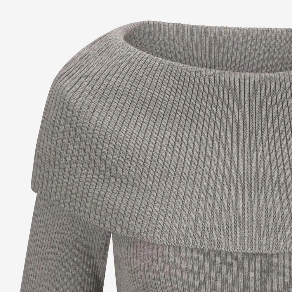 Klara Svart off shoulder-topp