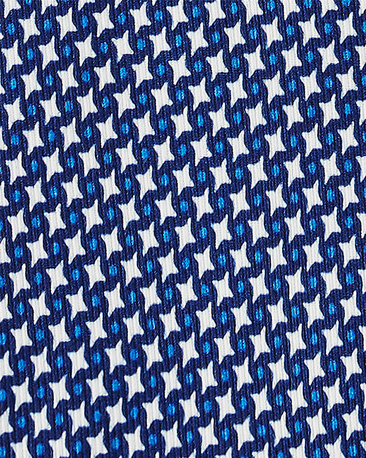 Star Pattern Selftipped Silk Tie