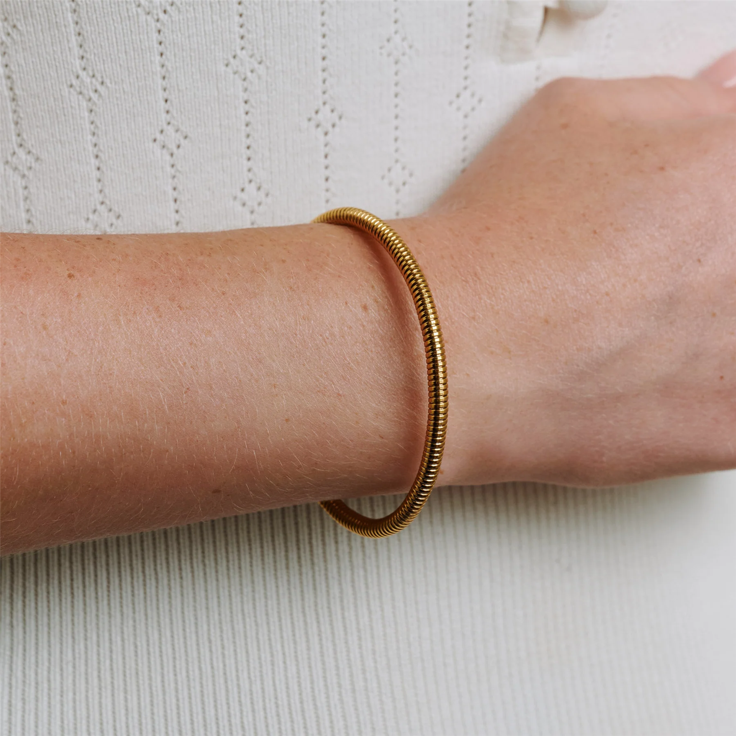 Miva - Rounded Chain Bracelet Stainless Steel