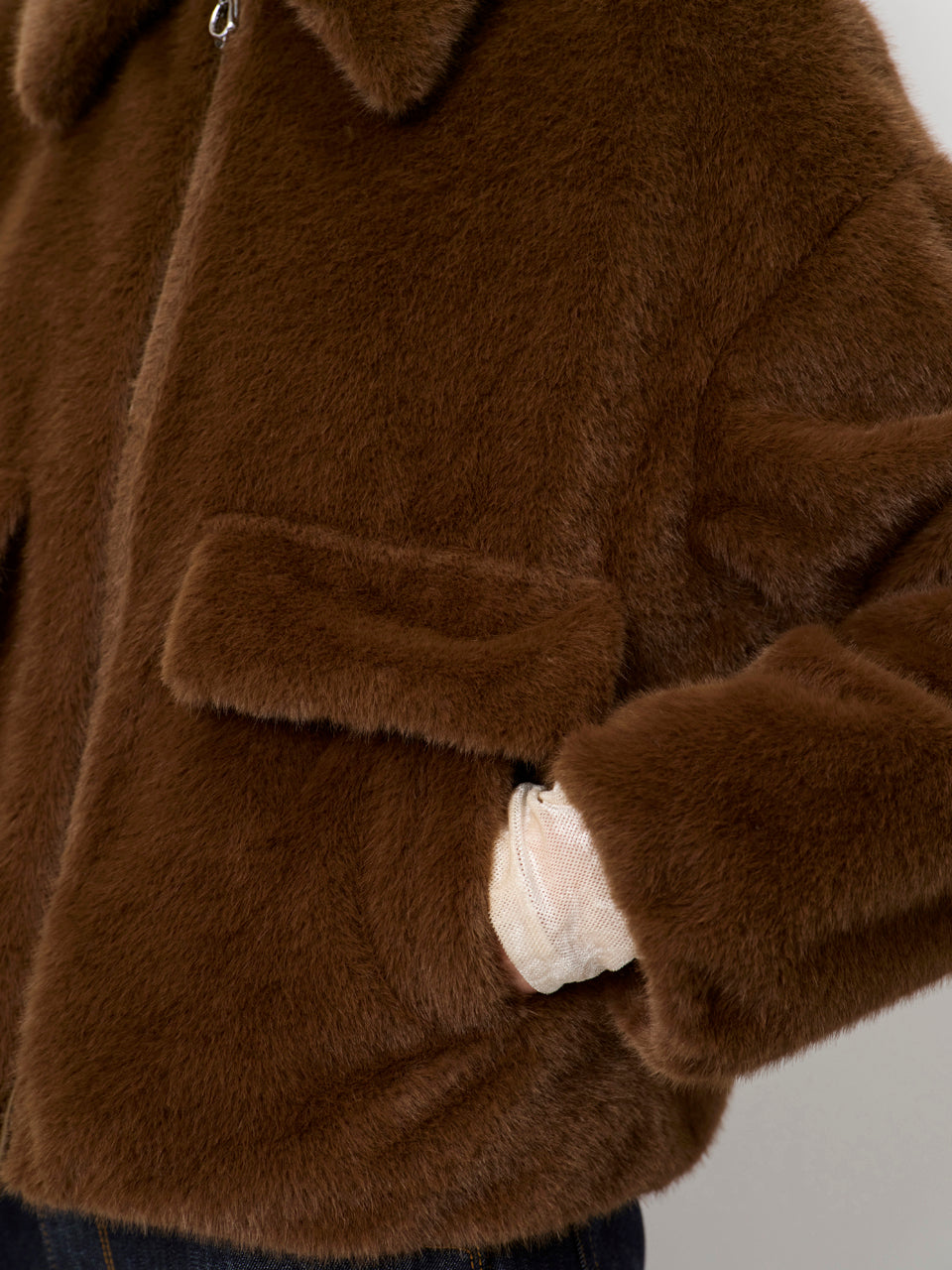 Dante6 Entity faux fur bomber jacket