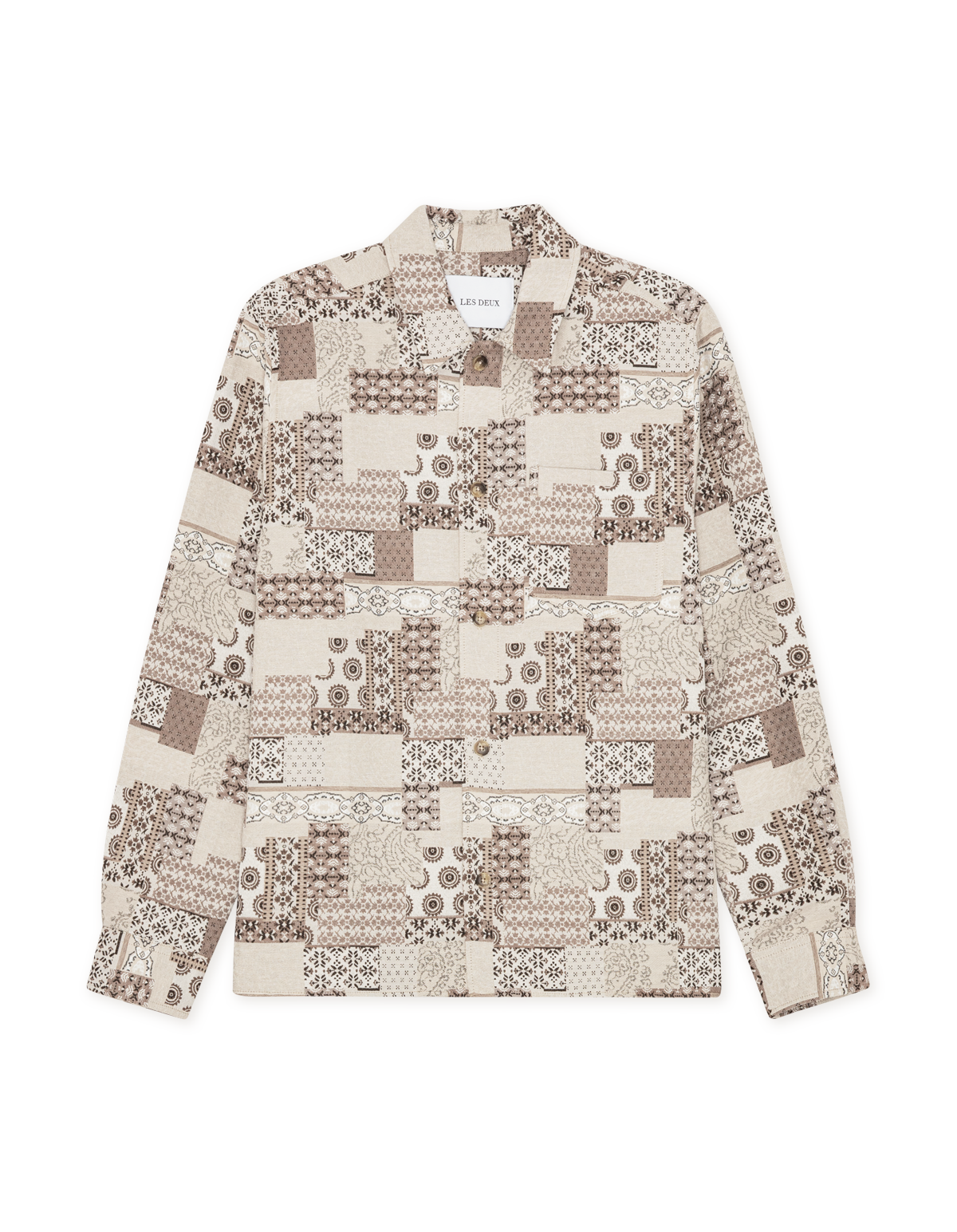 Layton Patchwork Jacquard Overshirt