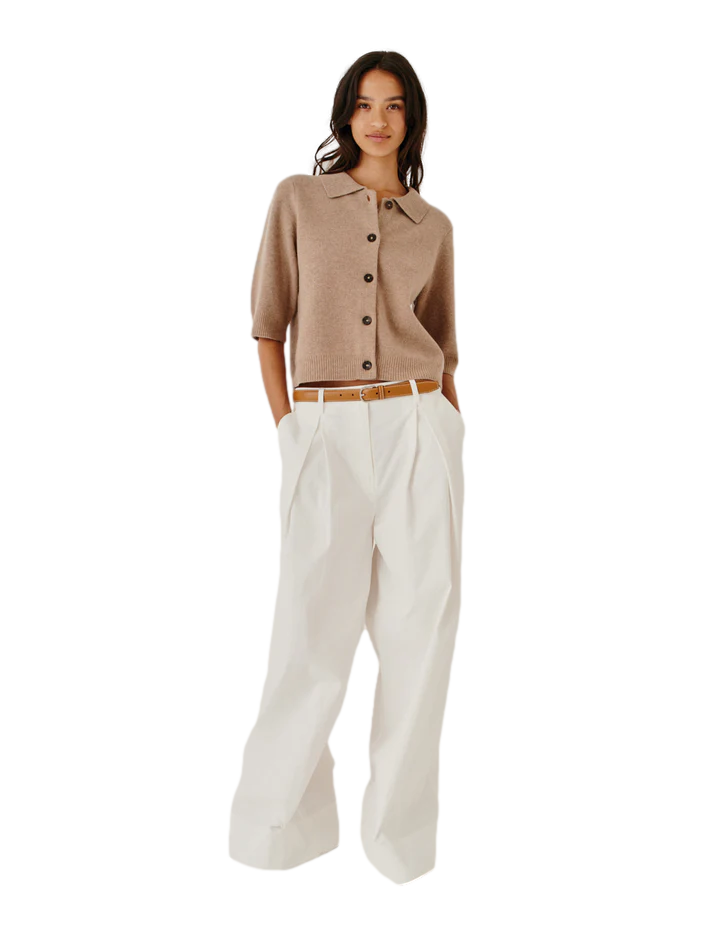 Como Cropped Cardigan