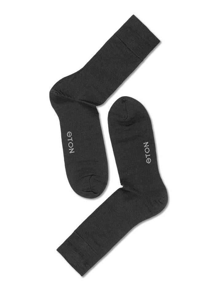 Eton Fine Wool Plain Black 41-45