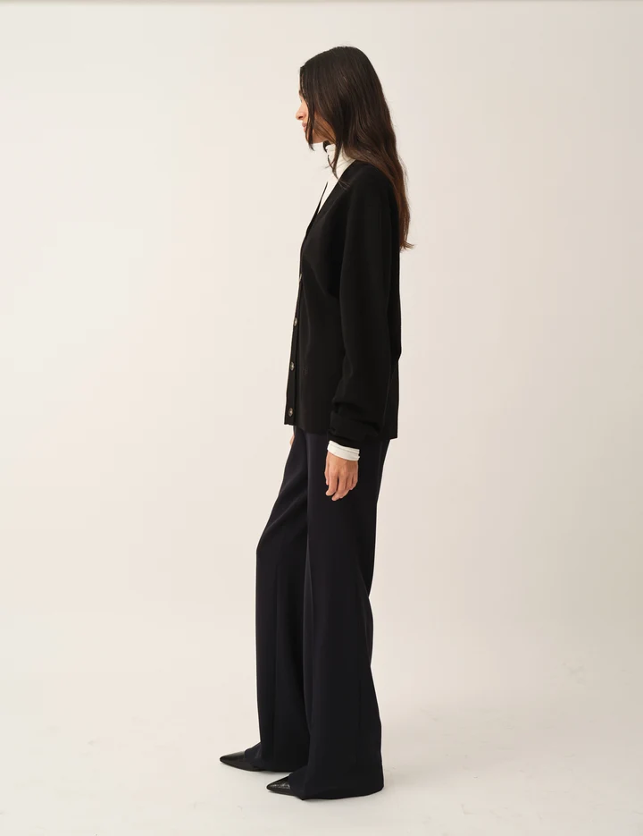 Crepe Wide Pants