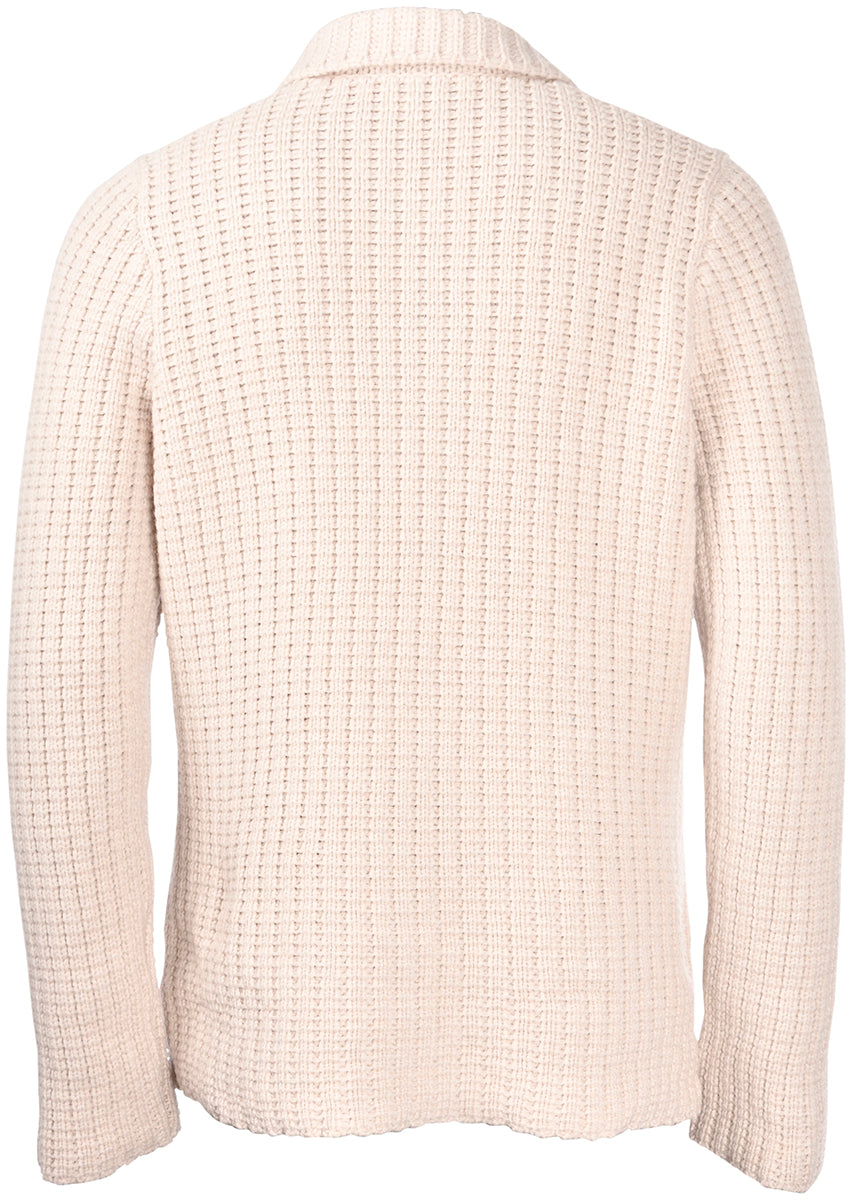 Waffle Stitch Super Geelong Knit Jacket