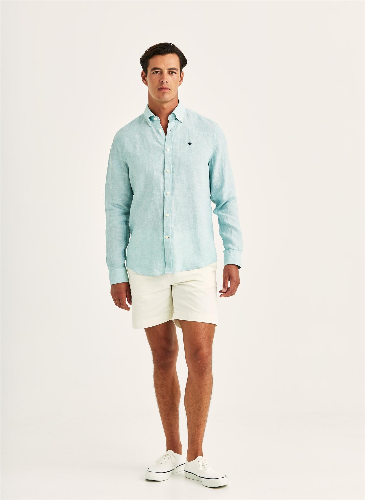 Douglas Linen Shirt-Classic Fit