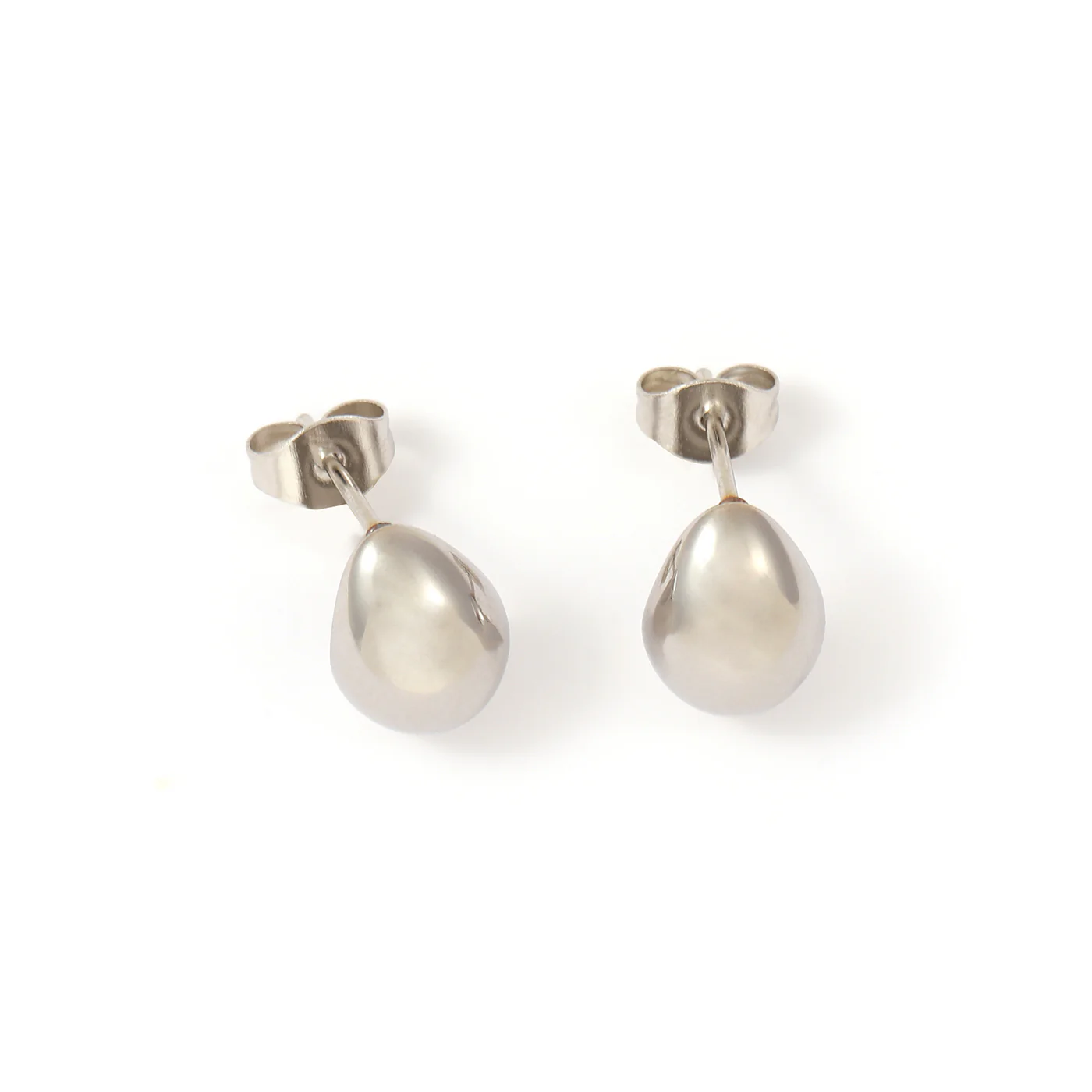 May - Classic Drop Earrings Stainless Steel - Silver
