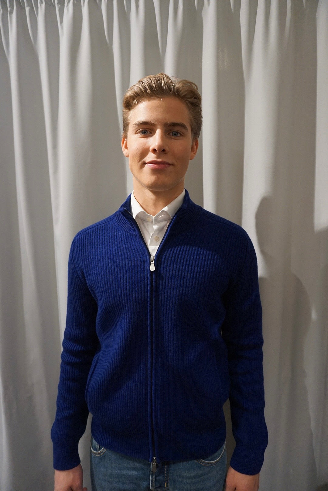 GIUBBINO M/L ZIP 100% KASHMIR