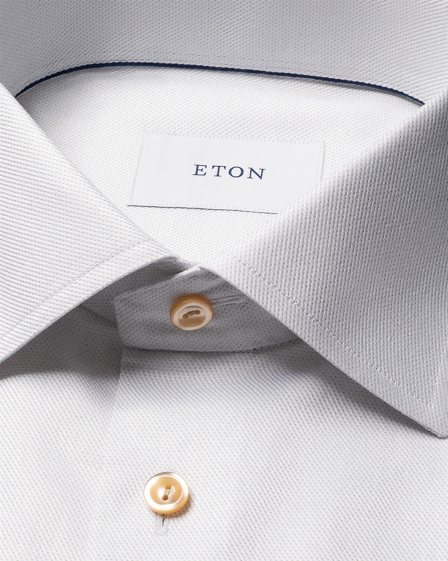 Slim Fit Semi Solid Twill Shirt