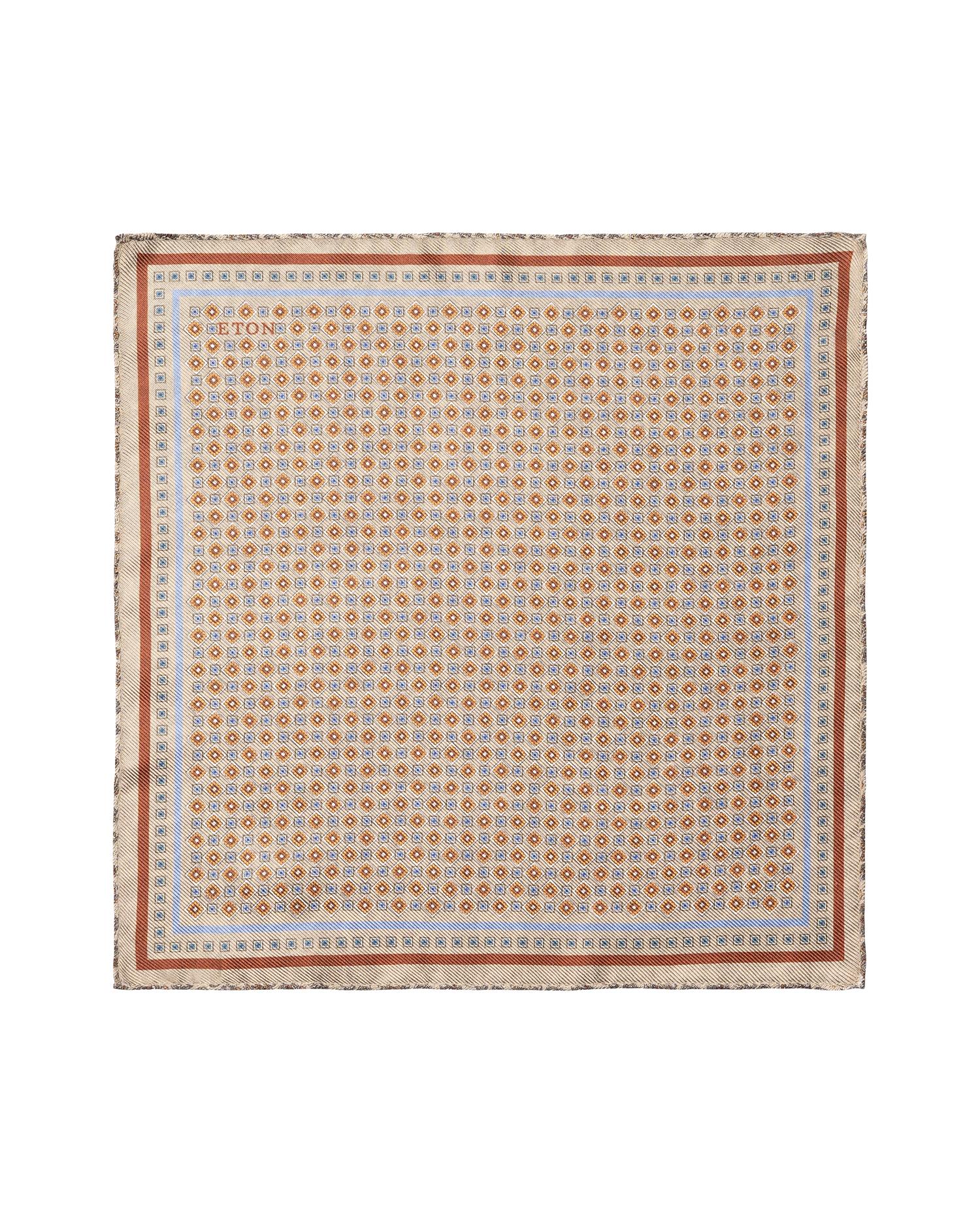 Medallion Double Print Pocket Square