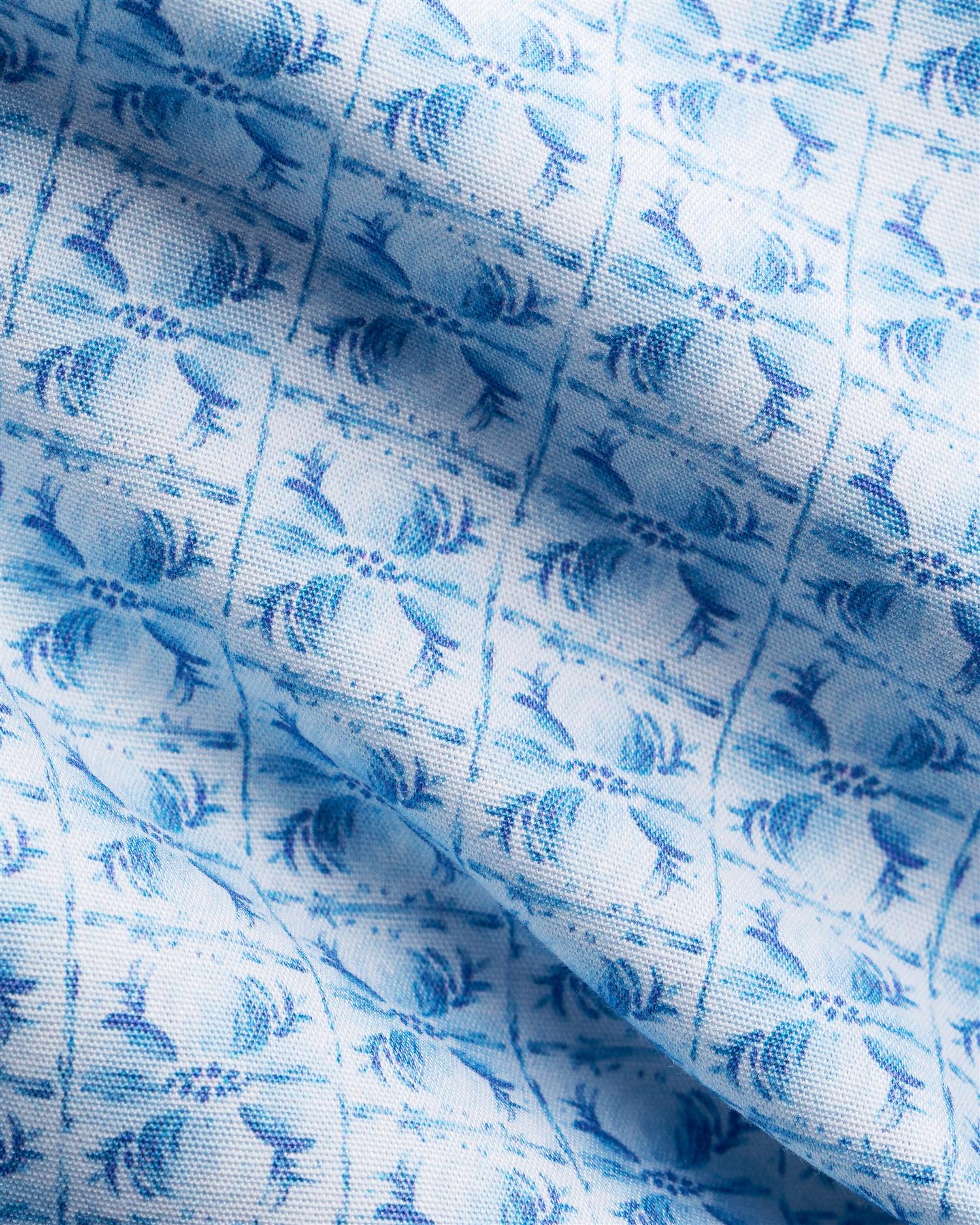 Slim Floral Signature Poplin Shirt