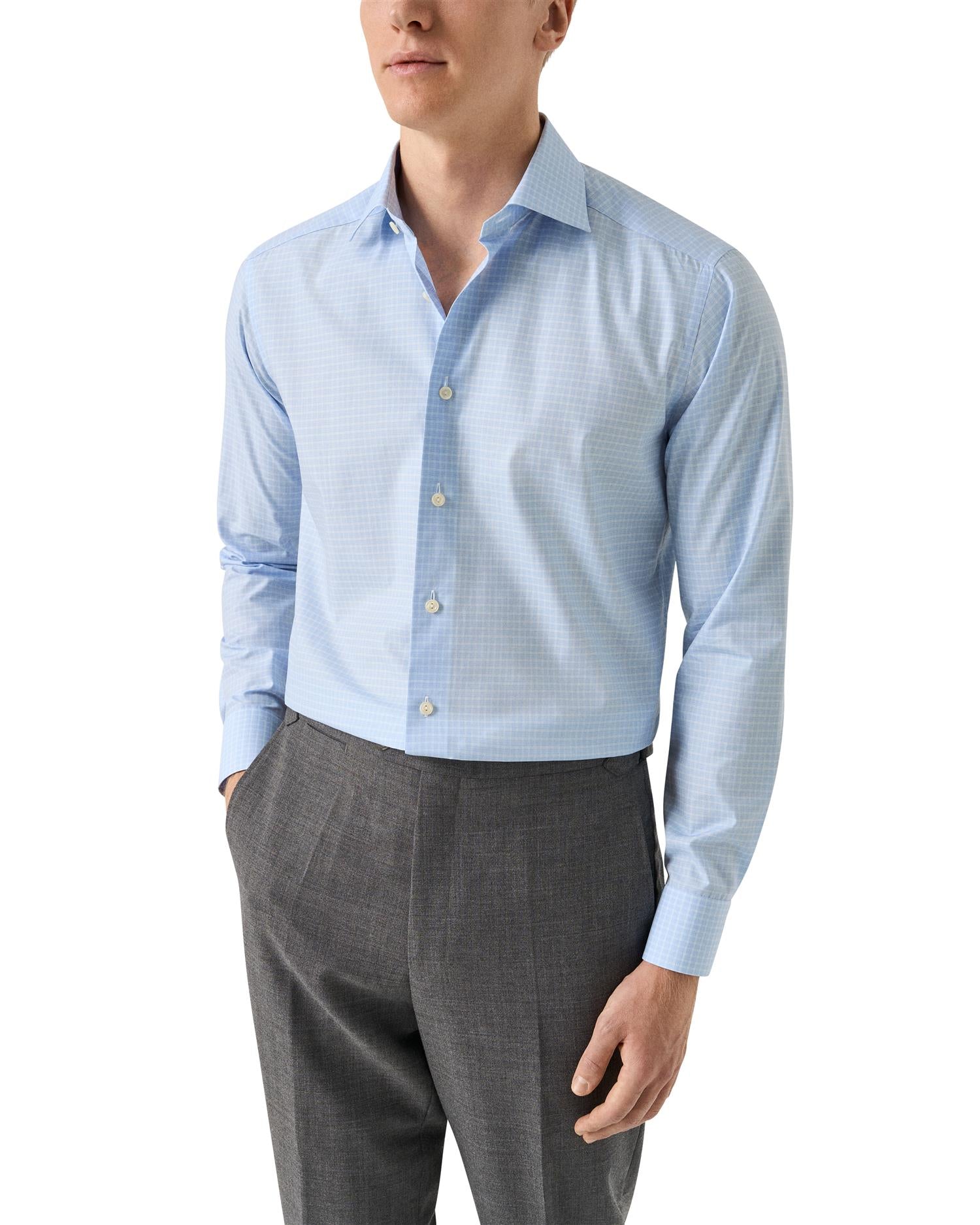 Contemporary Check Fine Twill Shirt