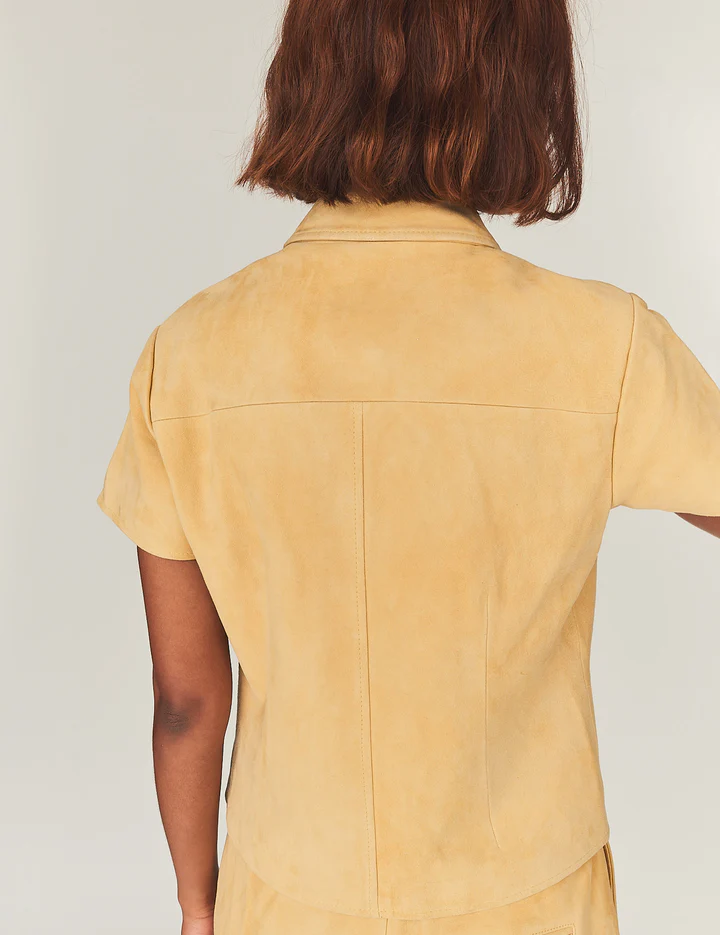 Suede Camp Shirt