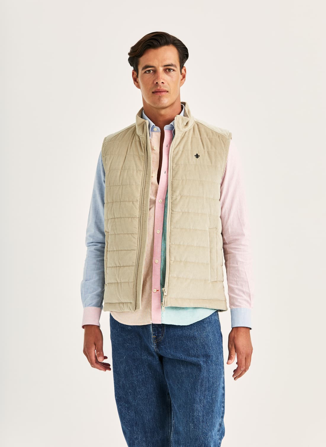 Ted Quilted Cord Vest