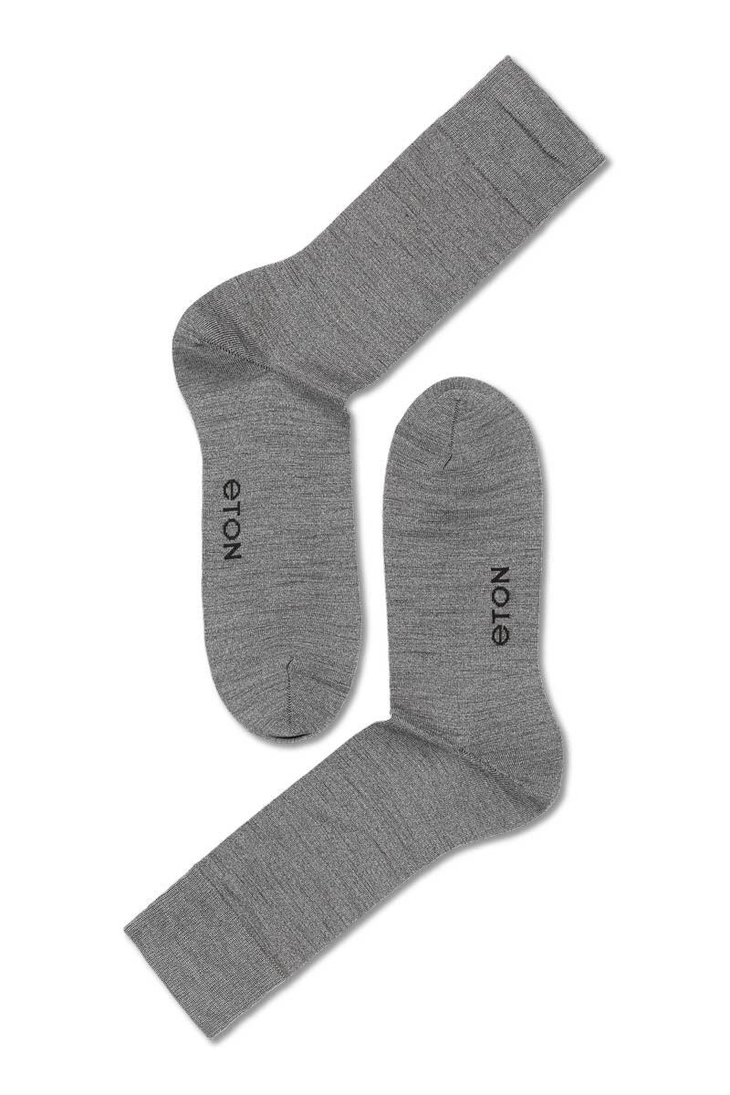 Eton Fine Wool Plain 471 Grey Melange 41-45