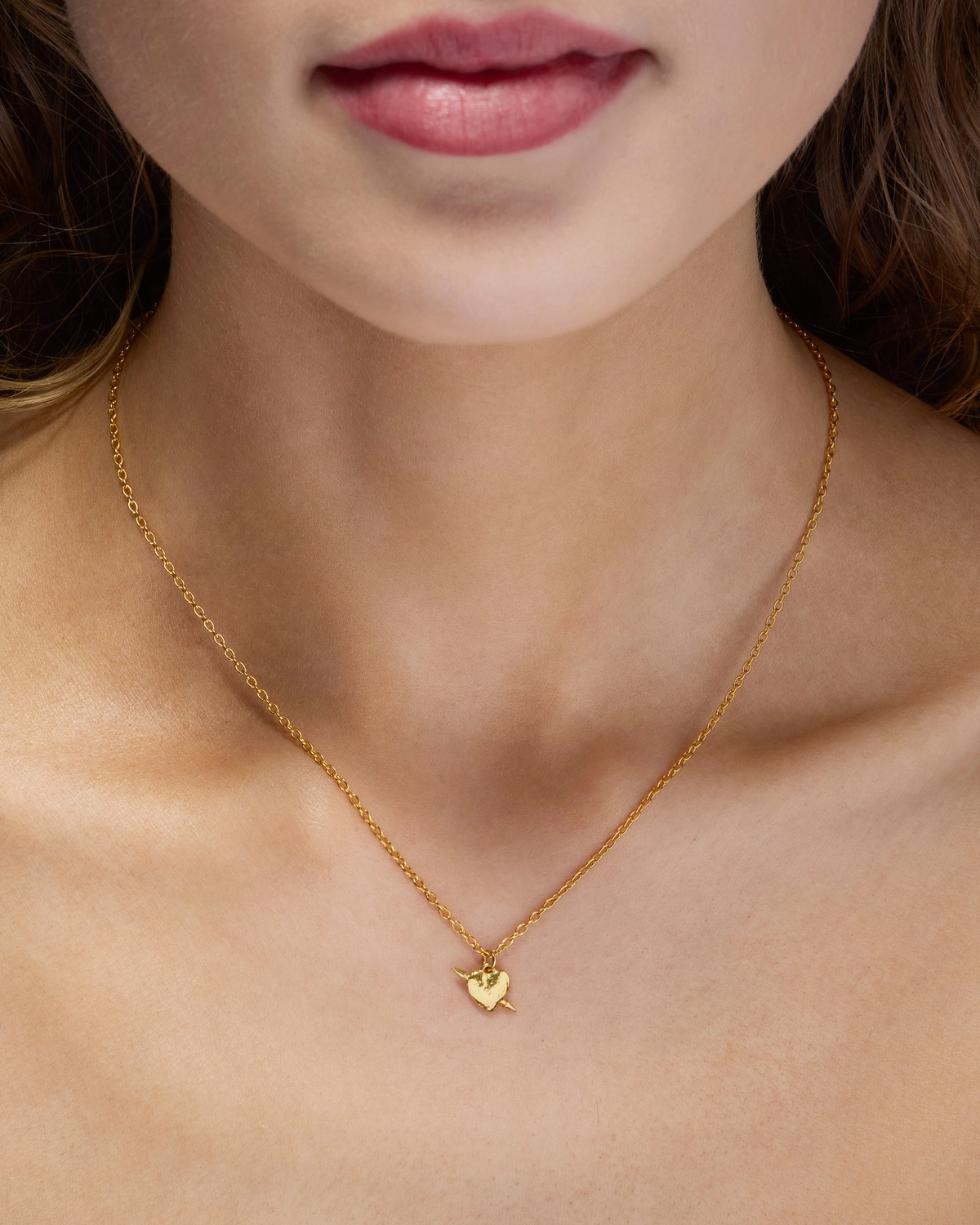 Tiny Tuvstarrs Heart Necklace