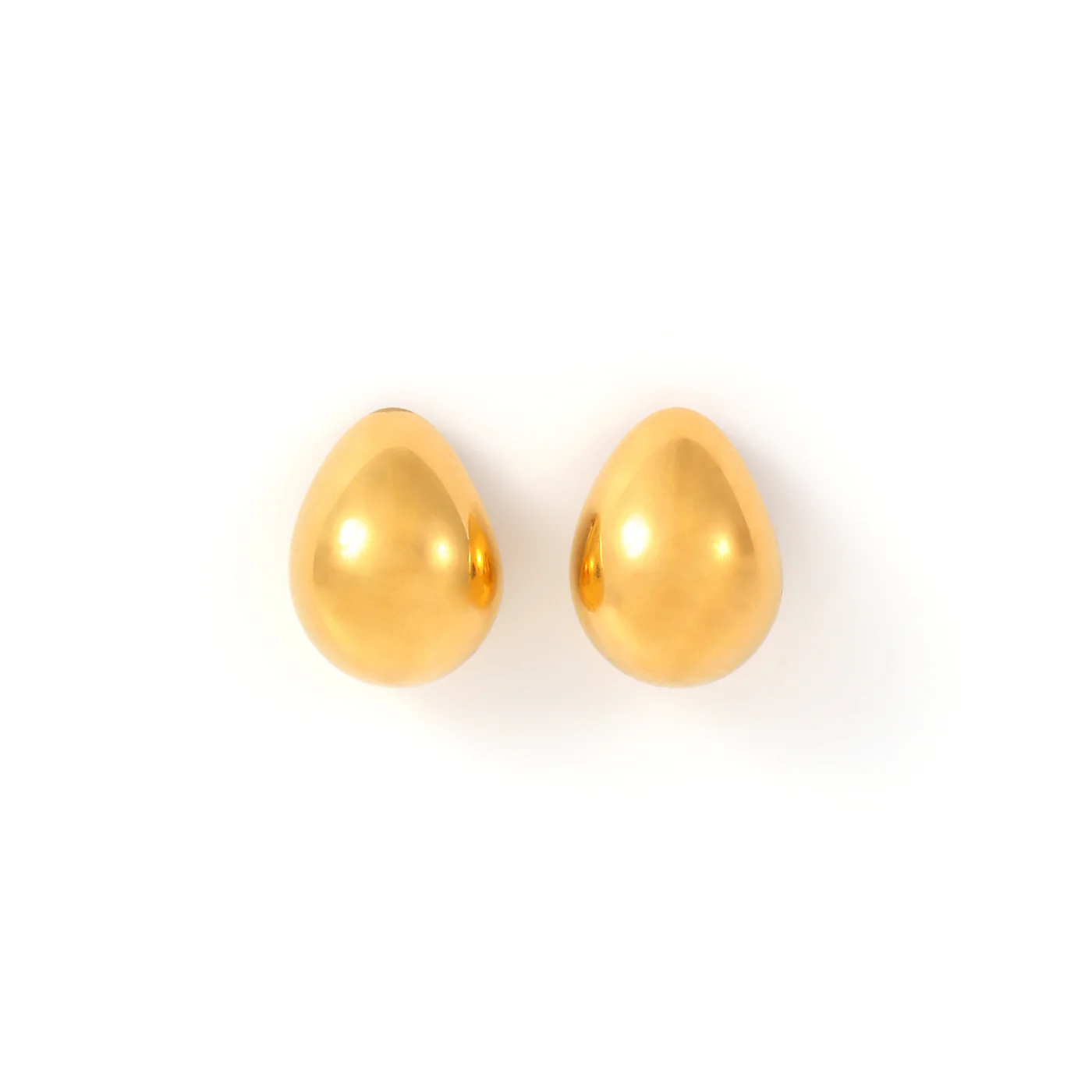May - Classic Drop Earrings Stainless Steel - Gold