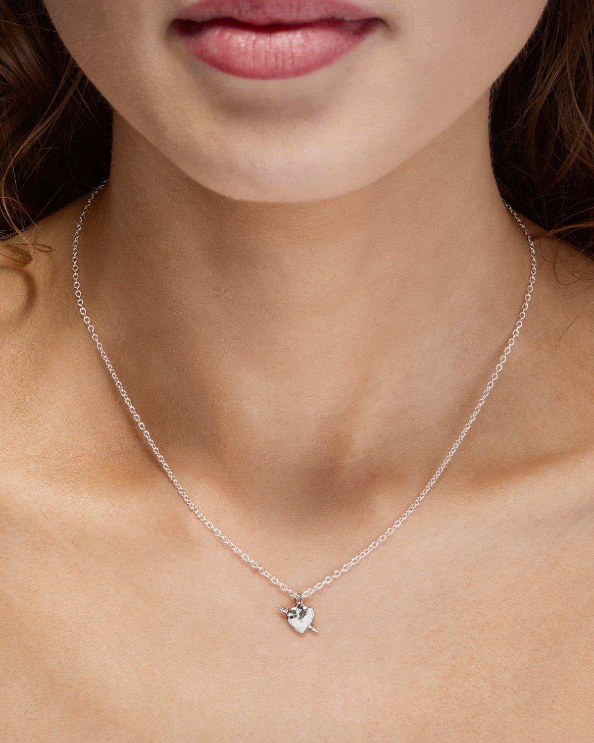 Tiny Tuvstarrs Heart Necklace