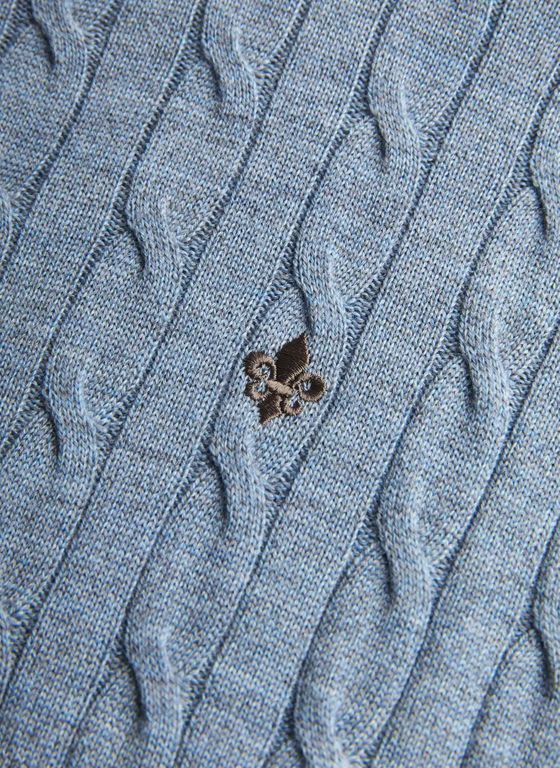 Merino Cable Zip Cardigan