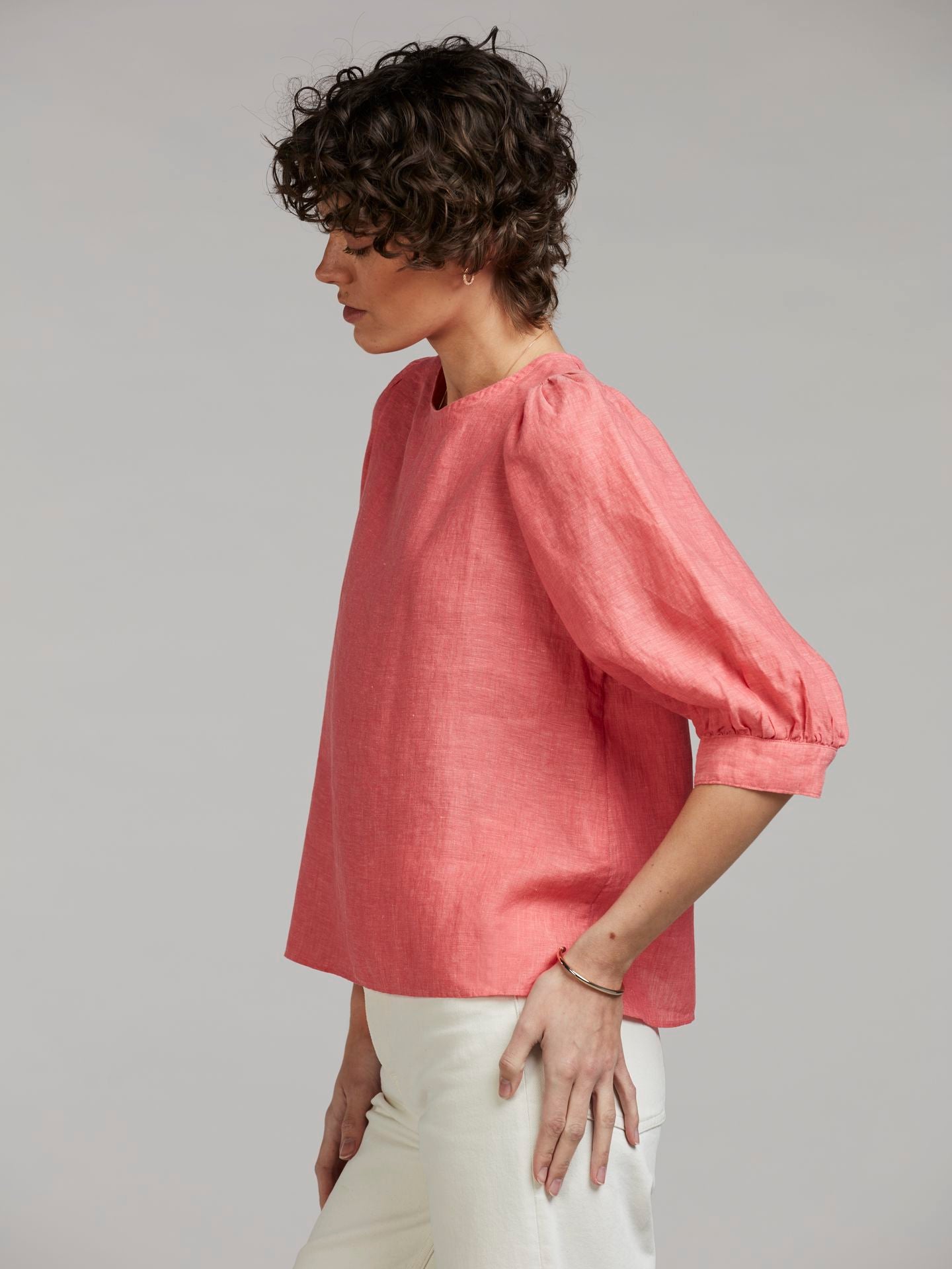 Carmen Blouse, Puff Sleeve