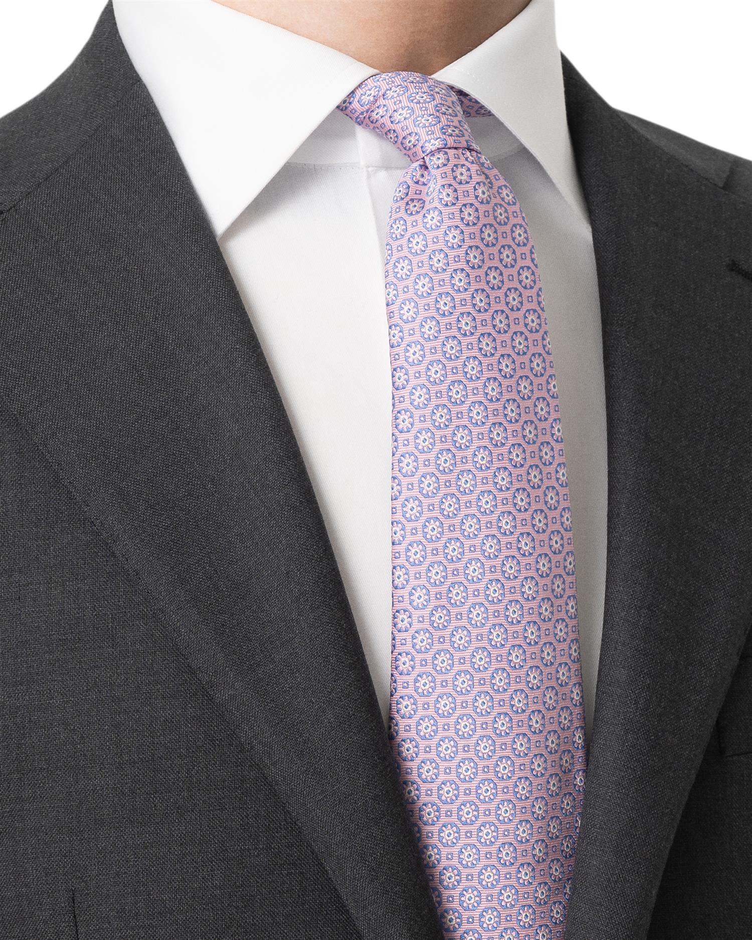 Medallion Woven Silk Tie