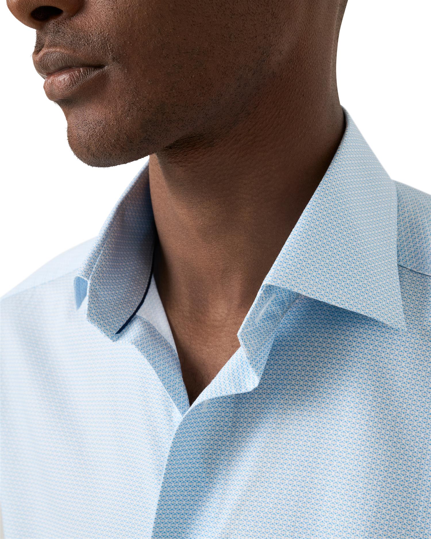 Slim Geometric Signature Twill Shirt