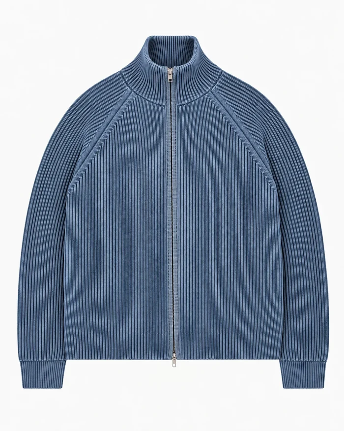 KNITTED CARDIGAN NAVY