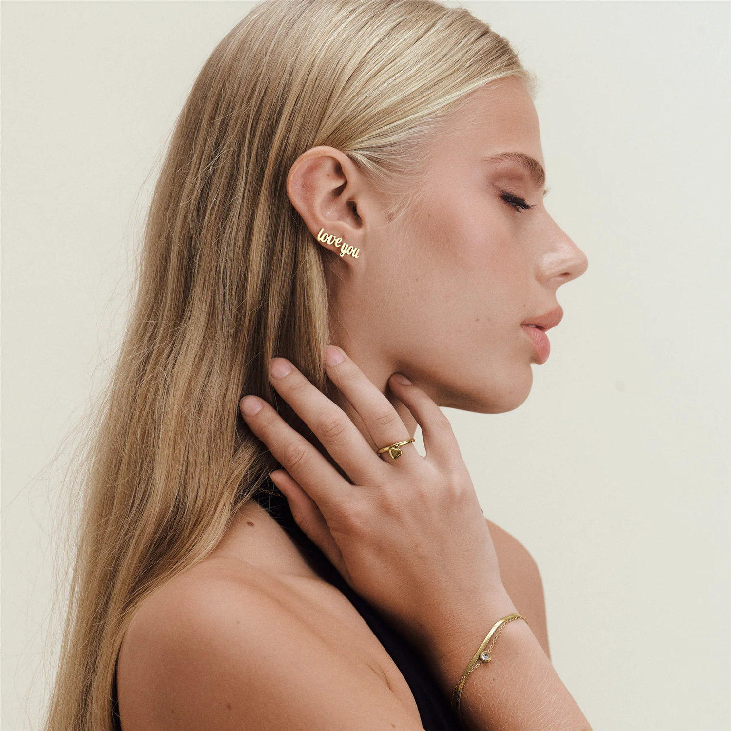 Iselin - Heart Ring Stainless Steel