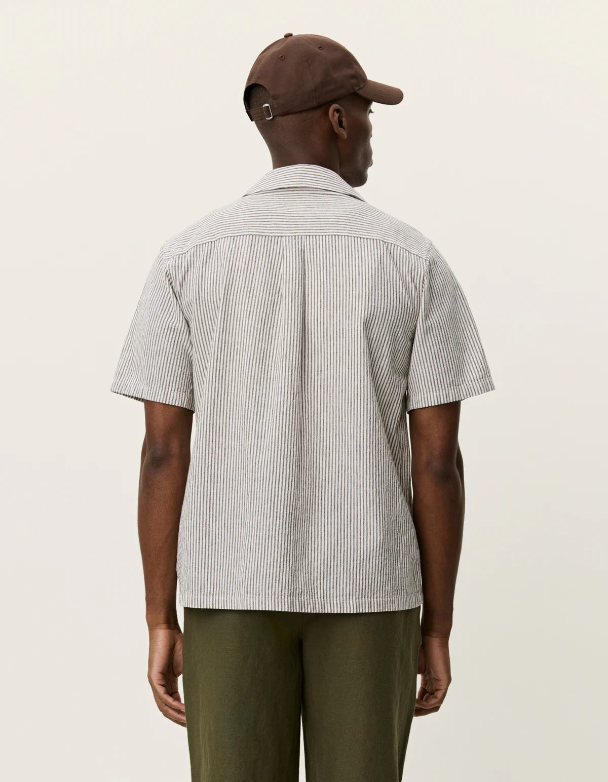 Lukas Stripe Cotton Linen SS Shirt