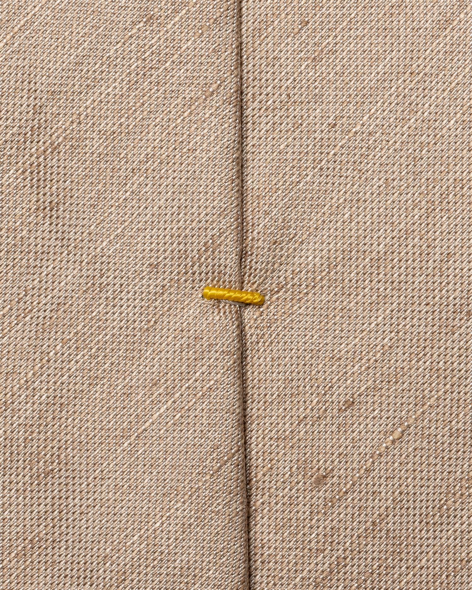 Solid Woven Linen Silk Tie