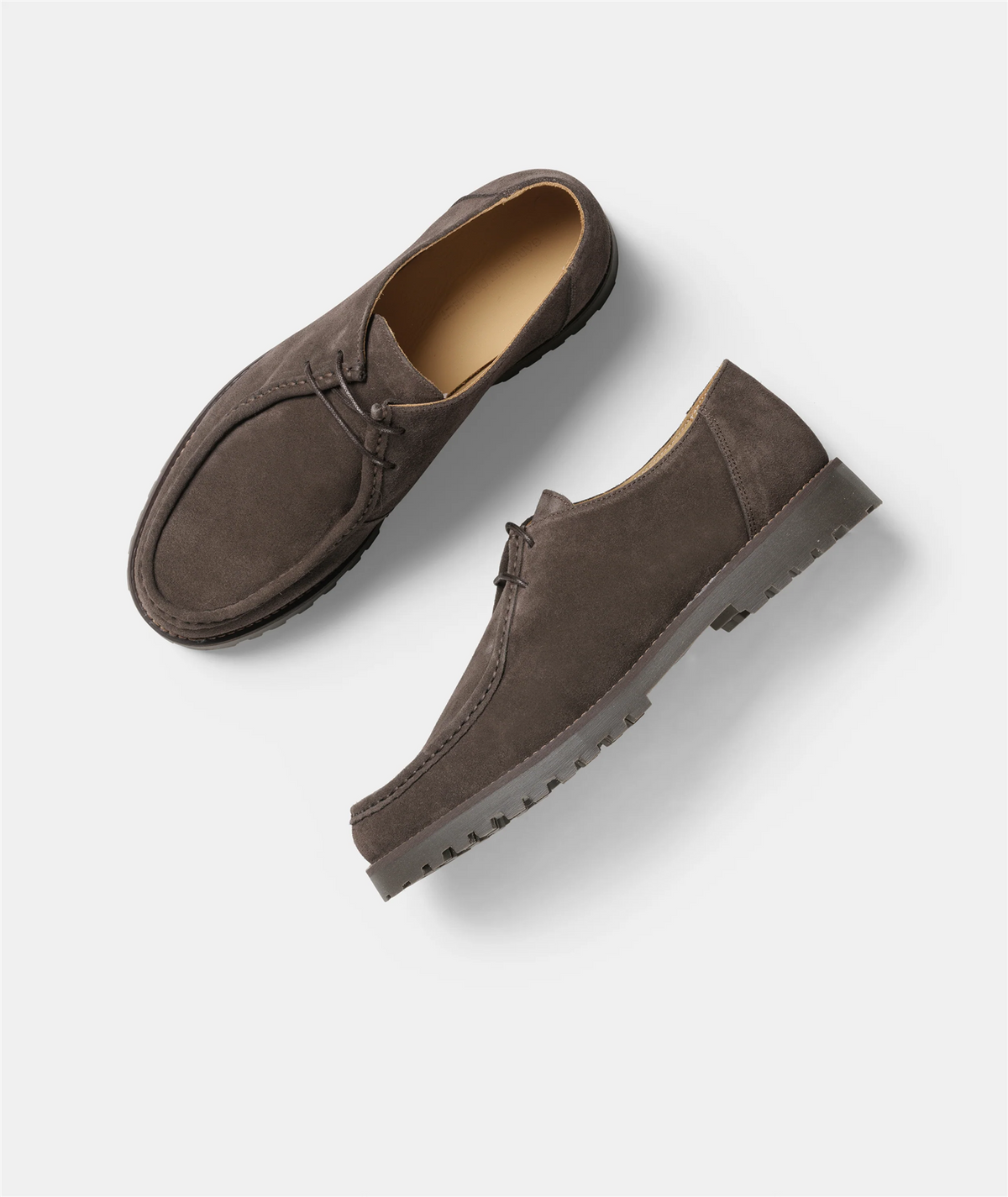 Ollie Moc Toe - Brown Suede