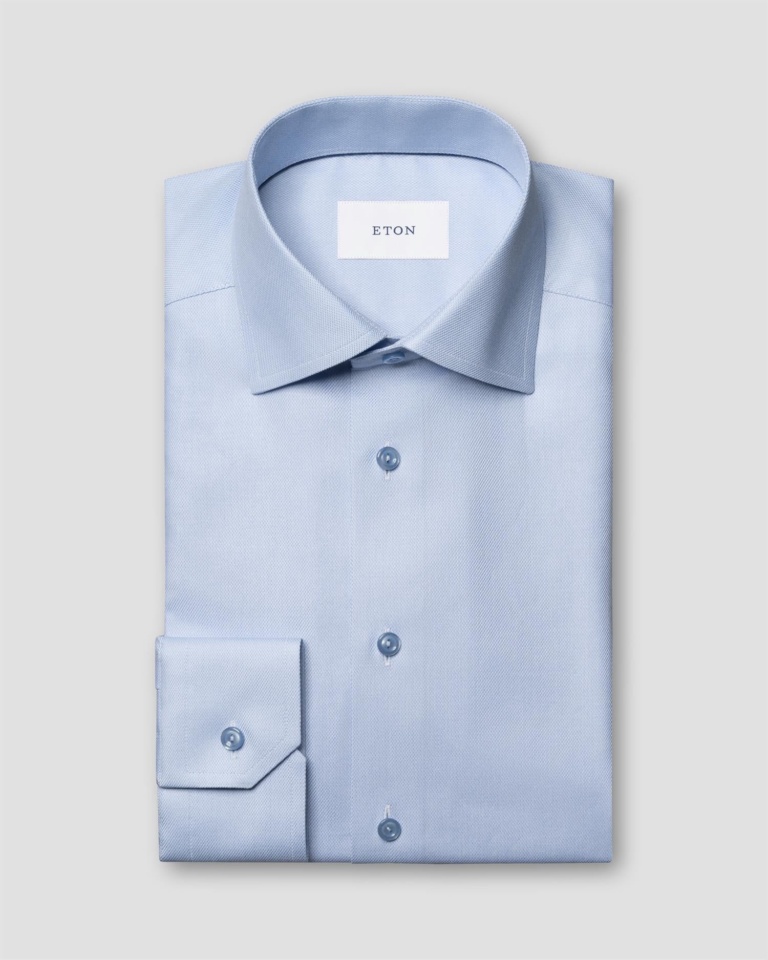 Contemporary Fit Semi Solid Twill Shirt