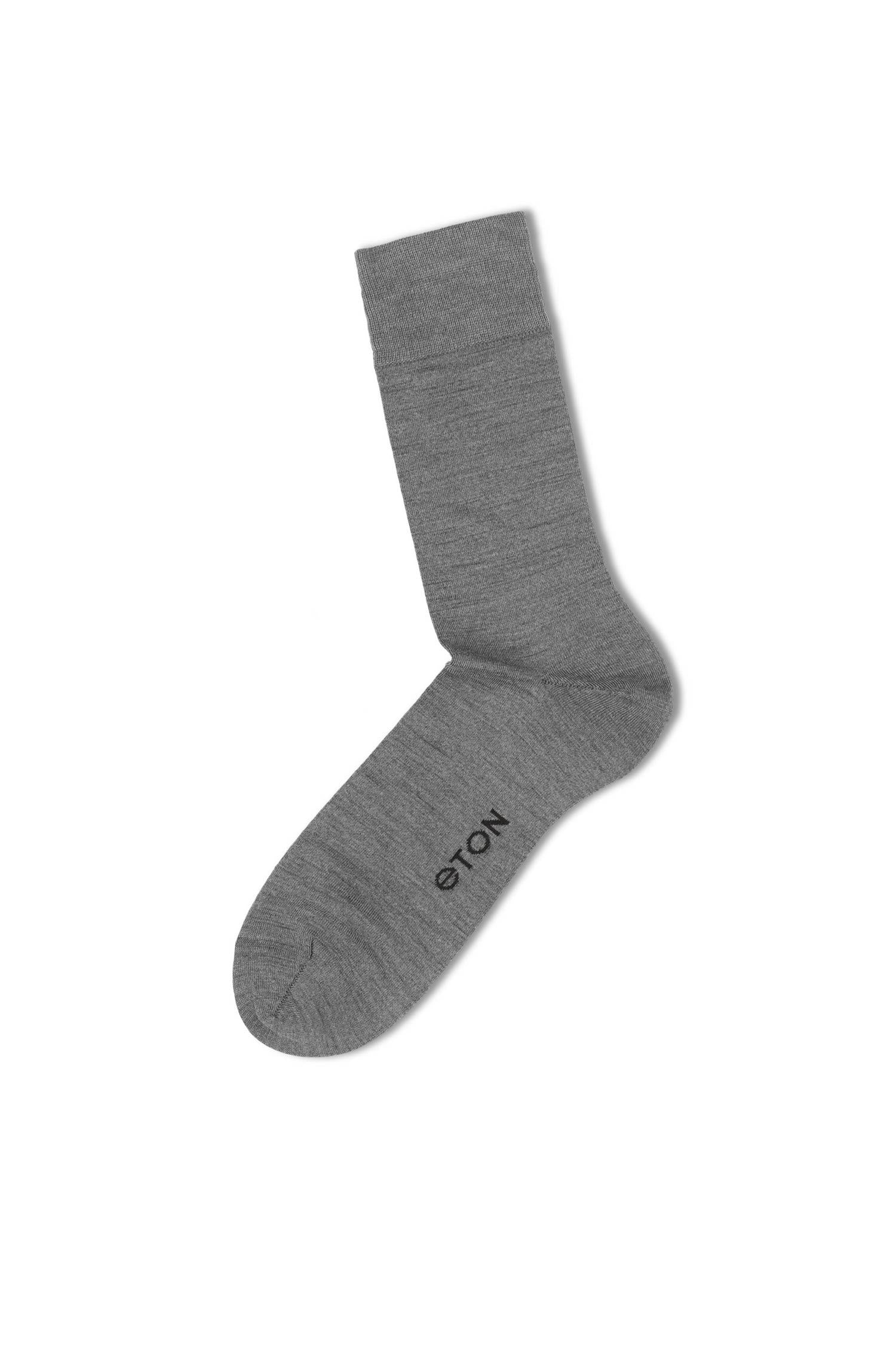 Eton Fine Wool Plain 471 Grey Melange 41-45