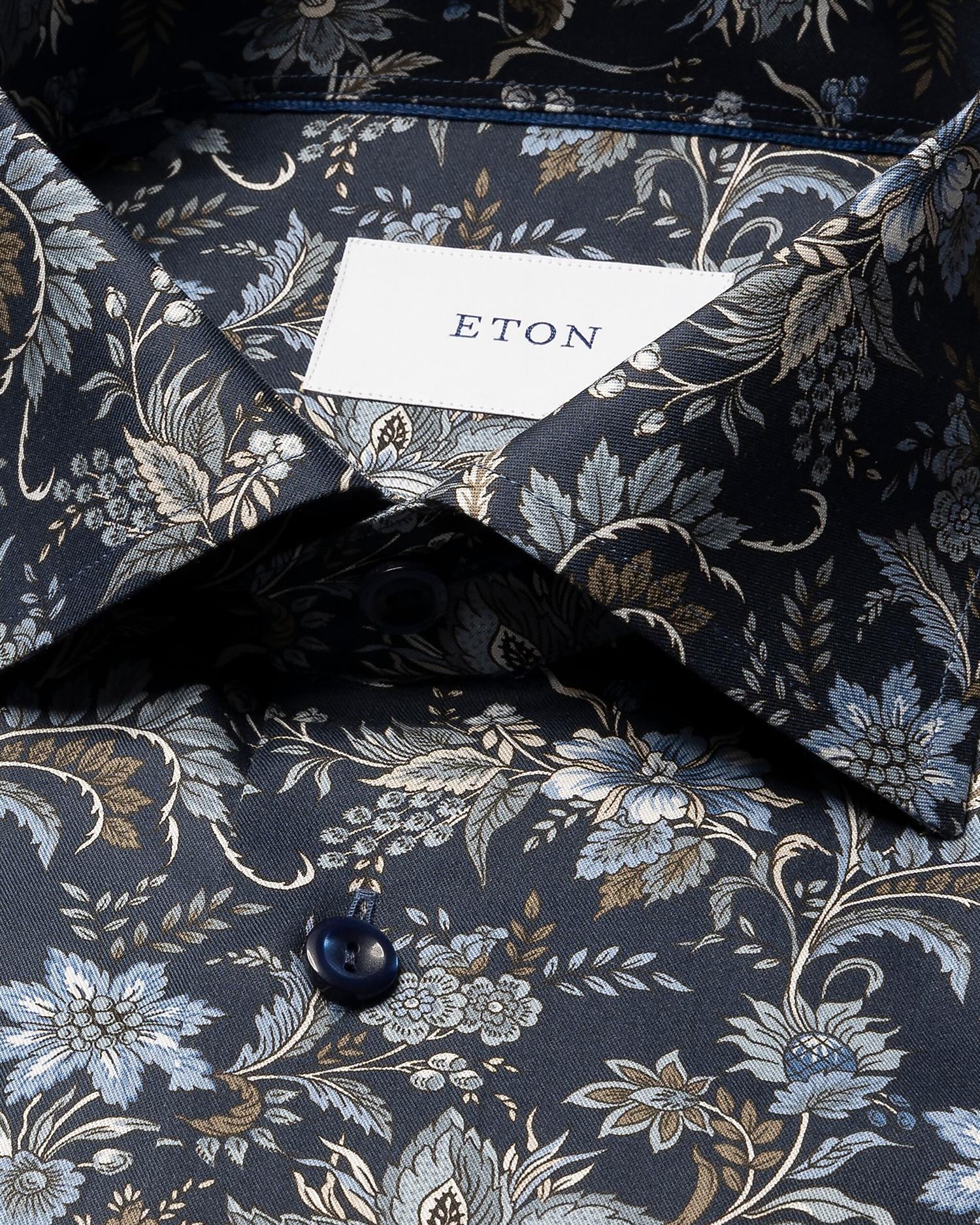 Slim Fit Floral Print Signature Twill Shirt