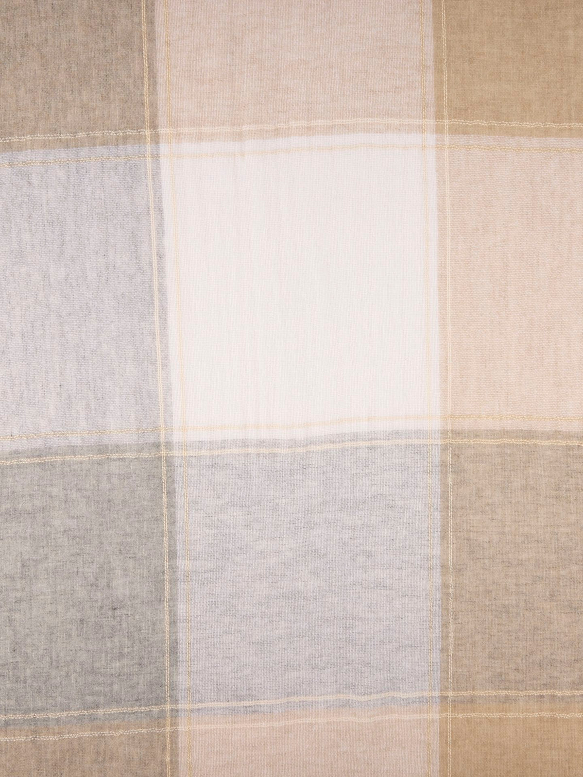 Lys Beige Skjerf I Ull/kasjmir