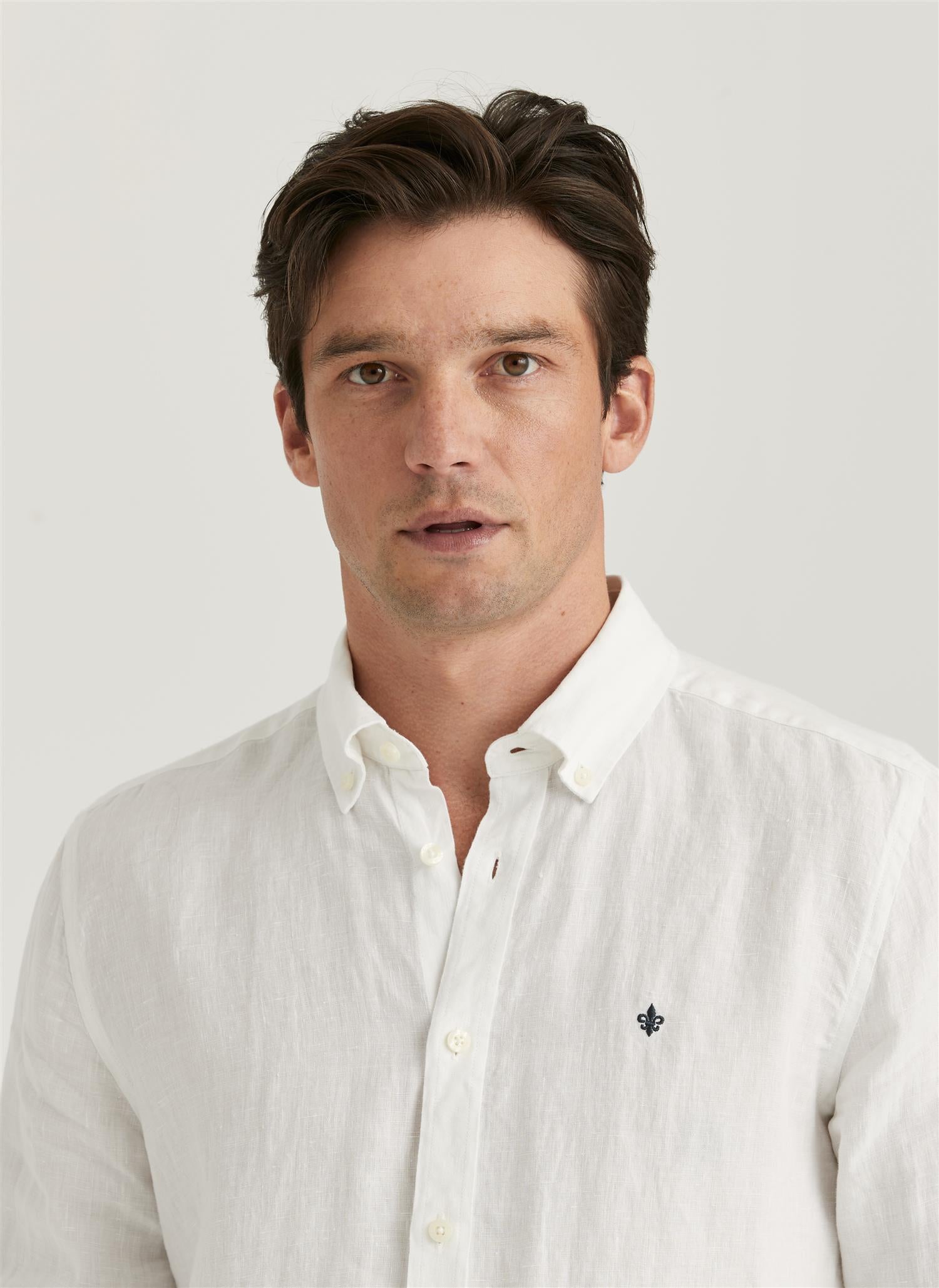 Douglas BD Linen Shirt LS