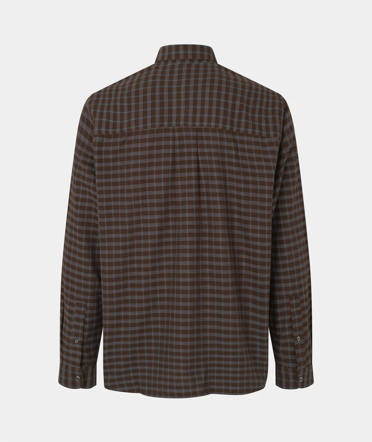Relaxed LS Shirt - Brown Check