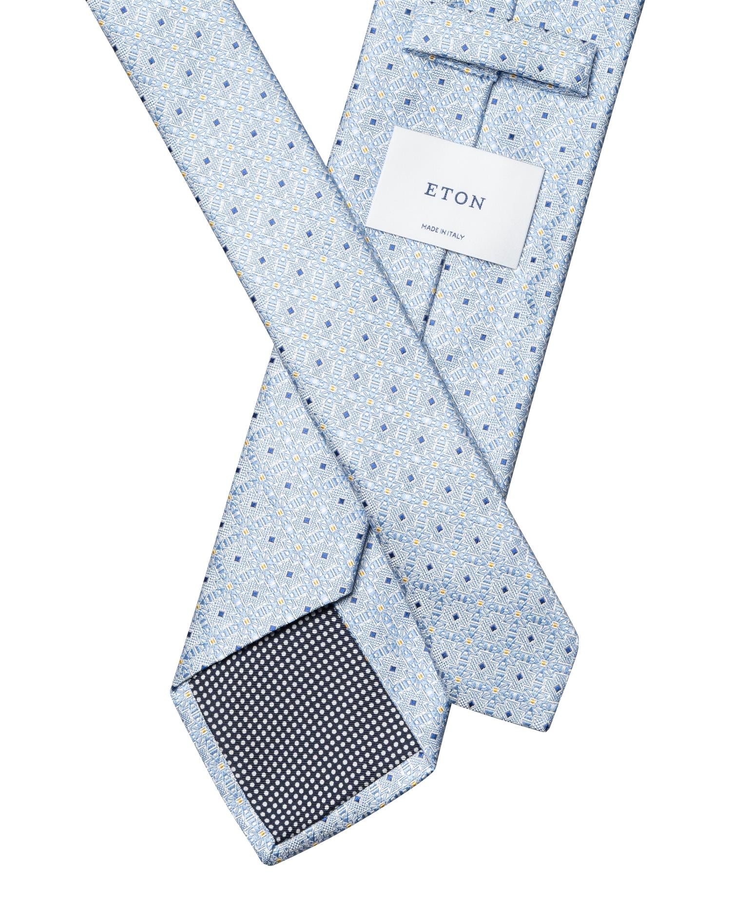 Medallion Woven Silk Tie