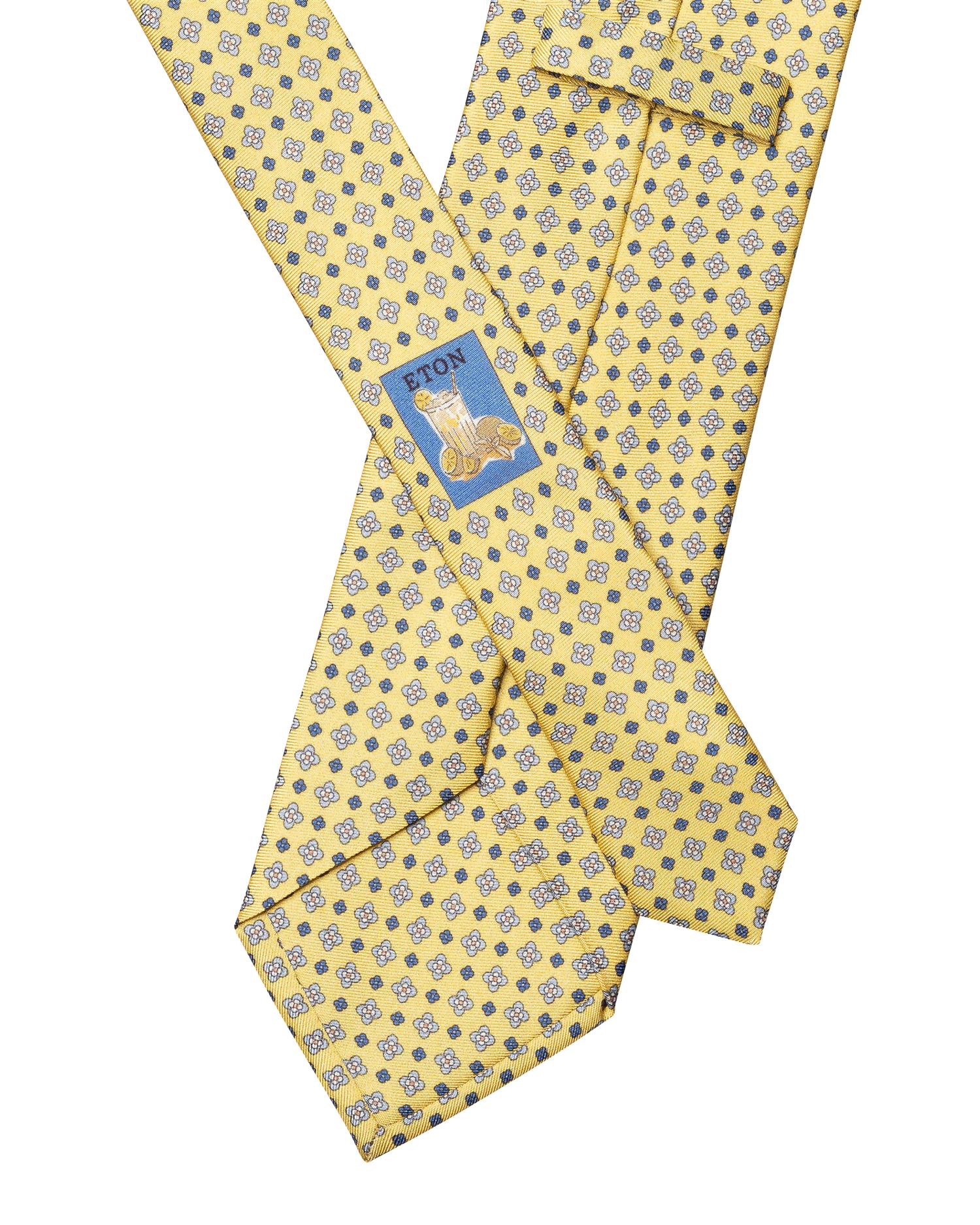 Floral Print Silk Tie