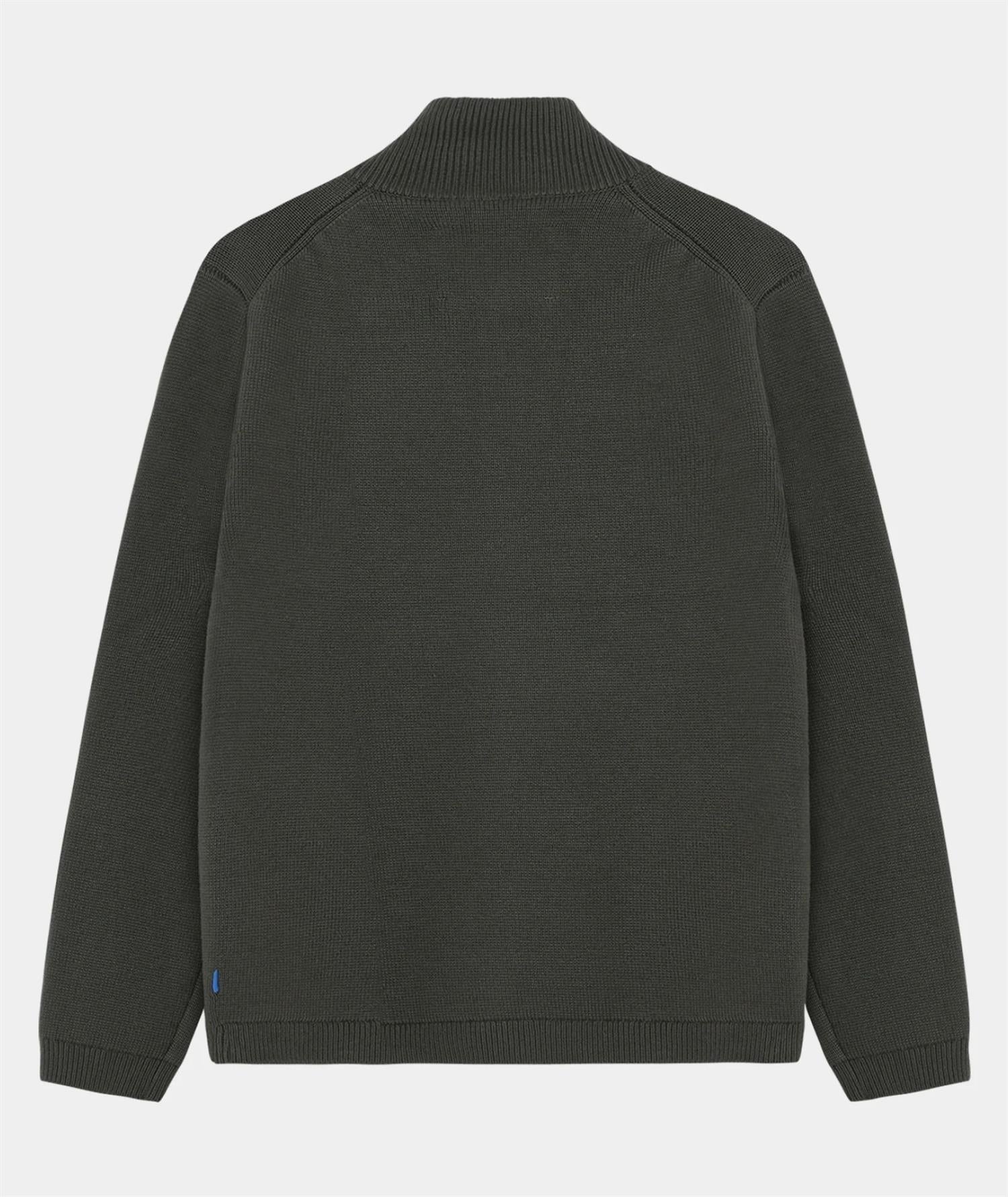 Zipper Knit Cardigan - Bosco