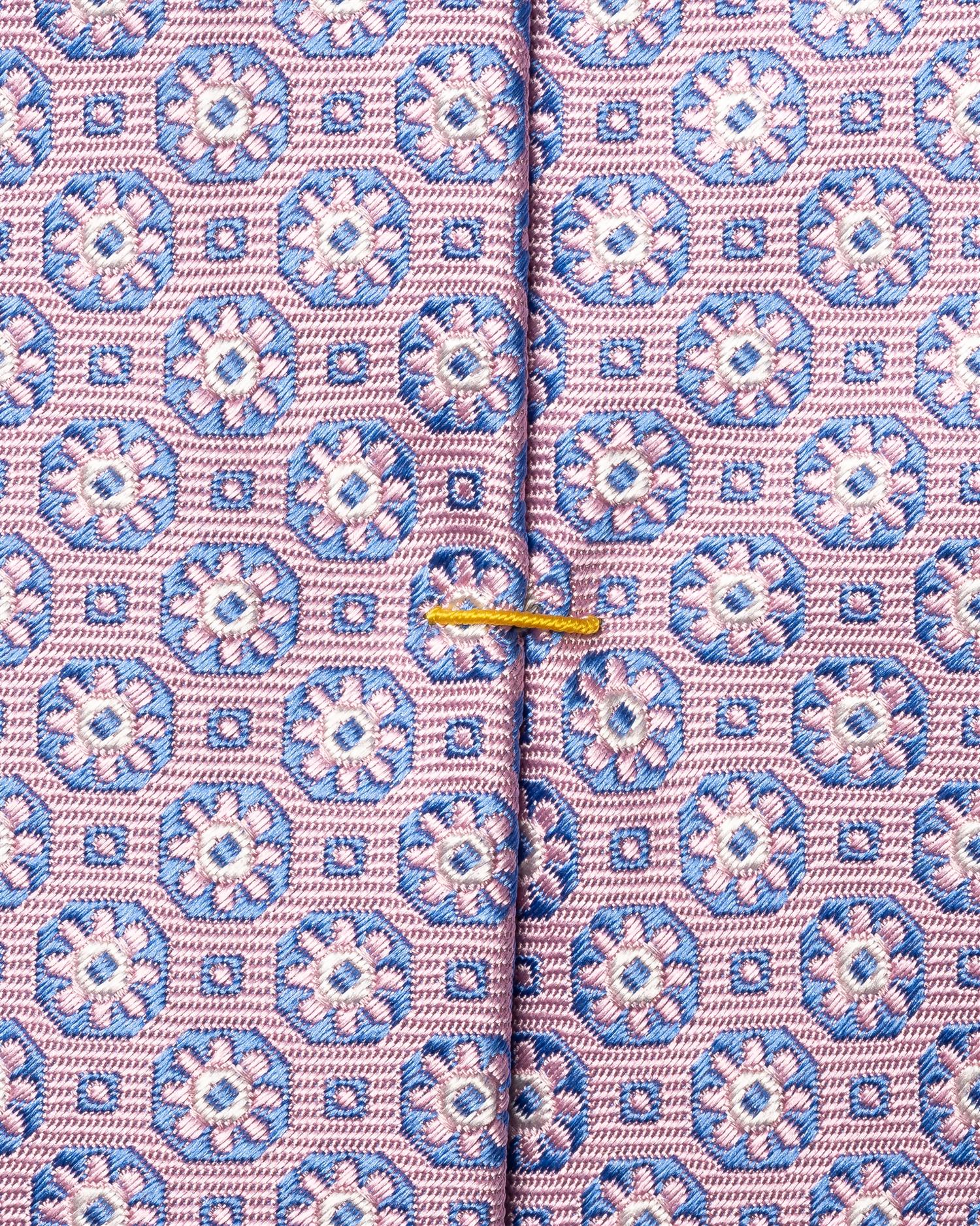 Medallion Woven Silk Tie