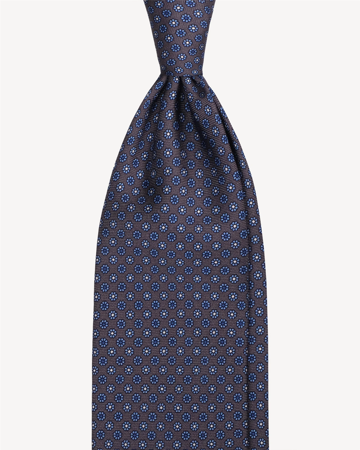 Micro Floral Selftipped Italian Silk Tie