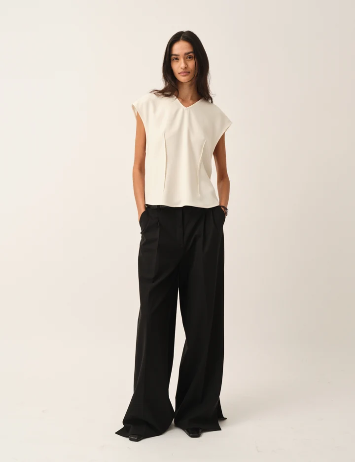 Crepe Back Blouse