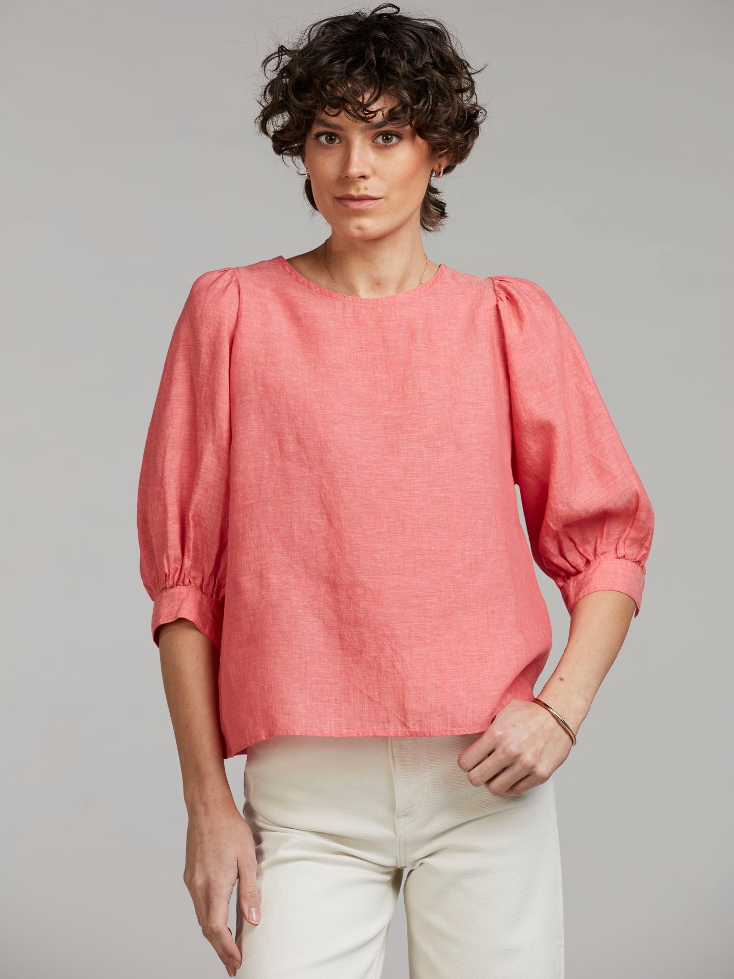 Carmen Blouse, Puff Sleeve
